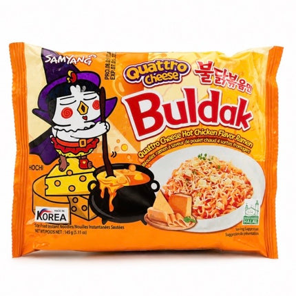 Buldak 4 Typer OST Stærk Kylling Ramen Nudler 145g, Samyang