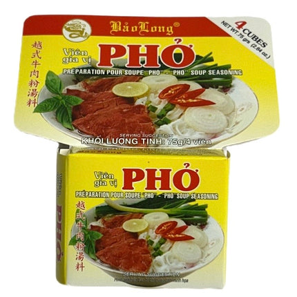 Bao Long Vien Gia Vi Pho Beef Soup Seasoning 75gr. (4×18,75gr.)