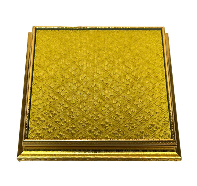 Buddha-piedestal Guldfarvet 15x15 cm