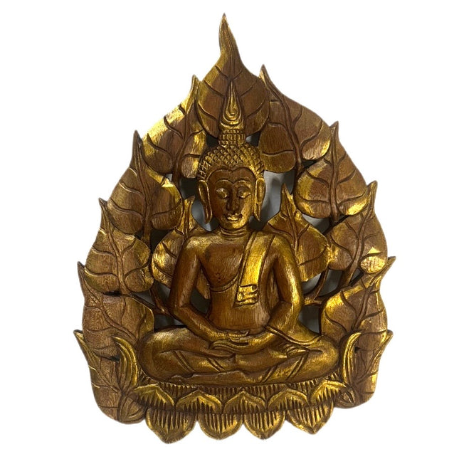 Væghængt Buddha Motiv B 39 H 51 cm