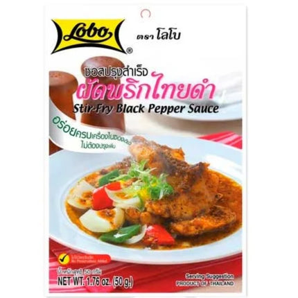 Wok Sort Peber Sauce