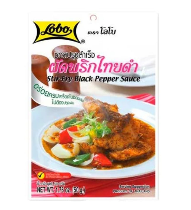 Wok Sort Peber Sauce