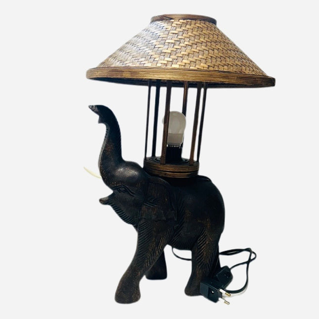 Bordlampe Stående Elefant B29 D30 H47 cm