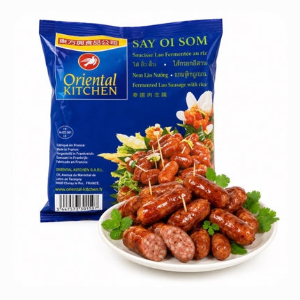 Say Oi Som Laotisk Fermenteret Pølse Med Ris